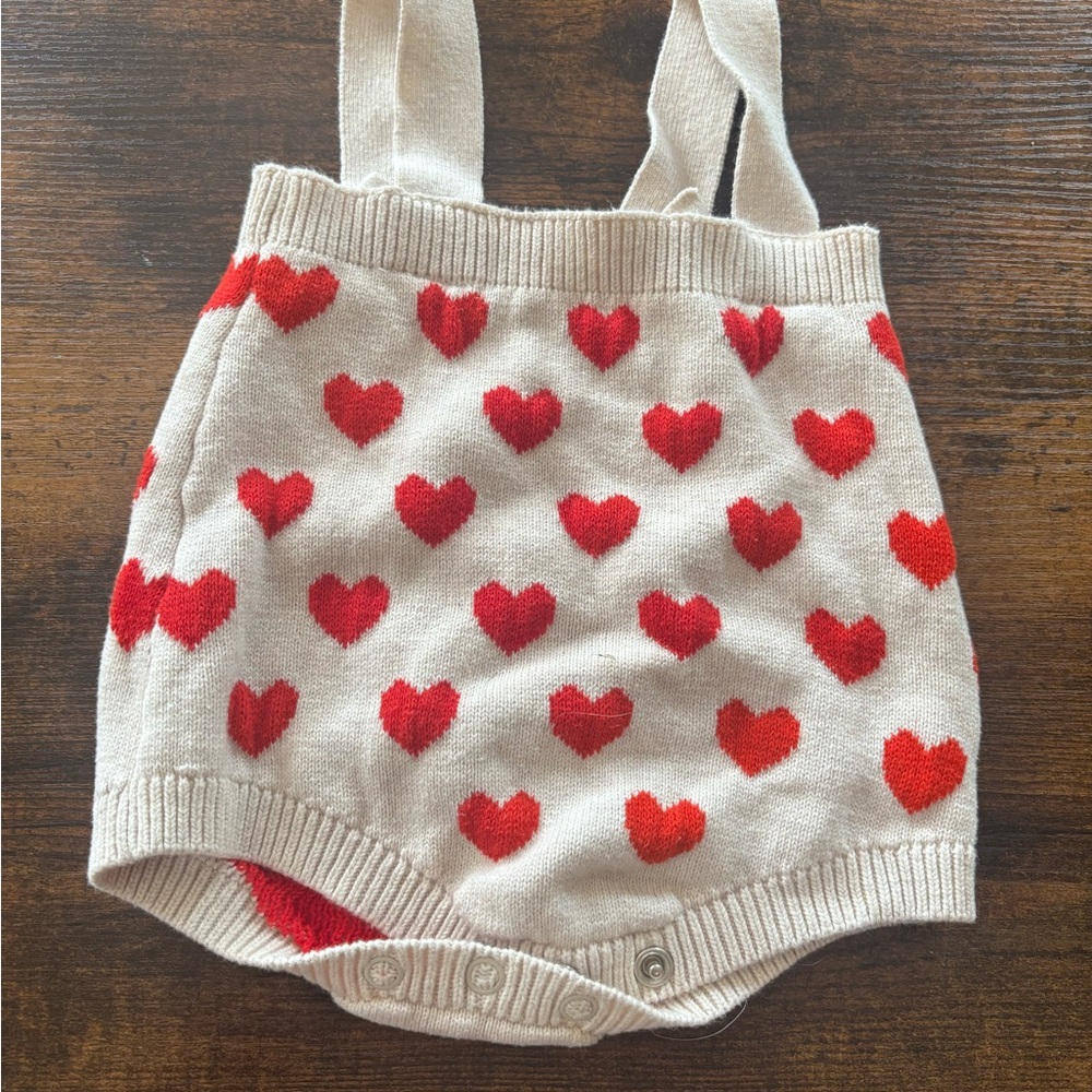Cat & Jack Red Heart Diaper Cover
